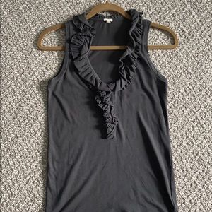 J. Crew Ruffled Tank XS